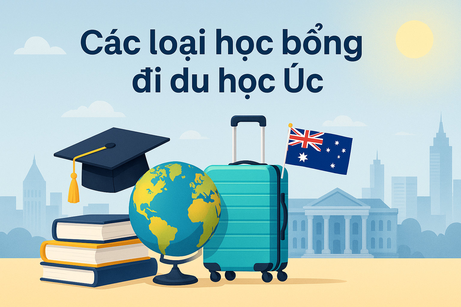 Các loại học bổng đi du học Úc