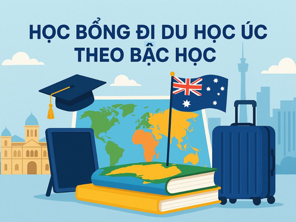 Học bổng đi du học Úc theo bậc học