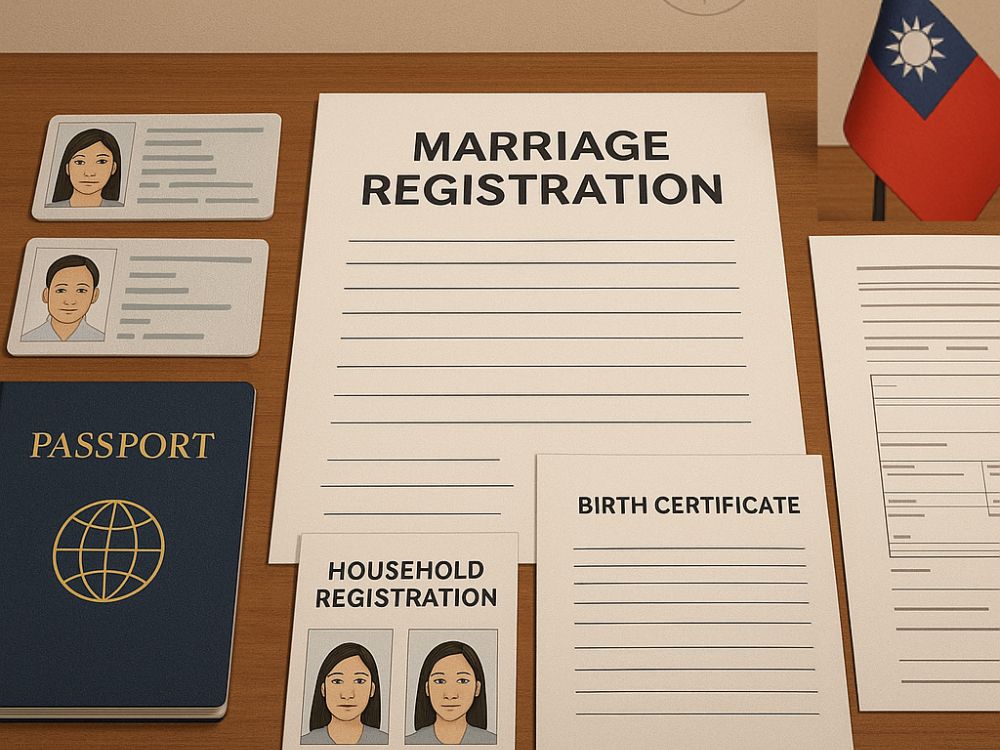thủ tục kết hôn với người đài loan